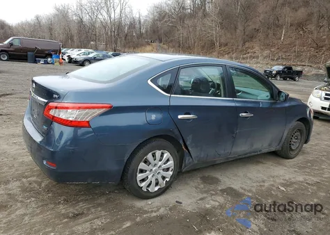 2013 Nissan Sentra S from USA, damaged, VIN 3N1AB7AP5DL618655